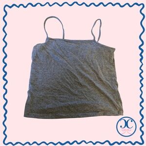 Wild Fable Cropped Heather Gray Camisole